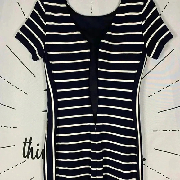Banana Republic Navy Blue & White Striped Nautical Dress - Picture 7 of 7